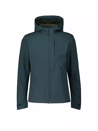 MERU | Veste softshell homme à capuche Toulouse | dunkelgrün
